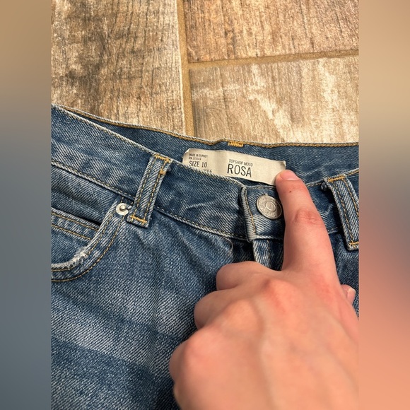 Topshop Moto Rosa jean shorts - Picture 2 of 7